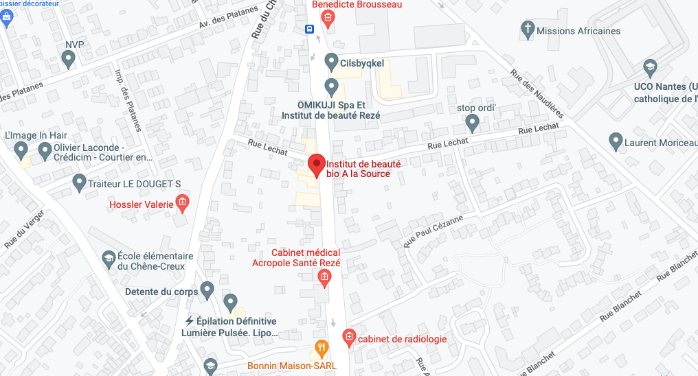 google maps A la Source Rezé